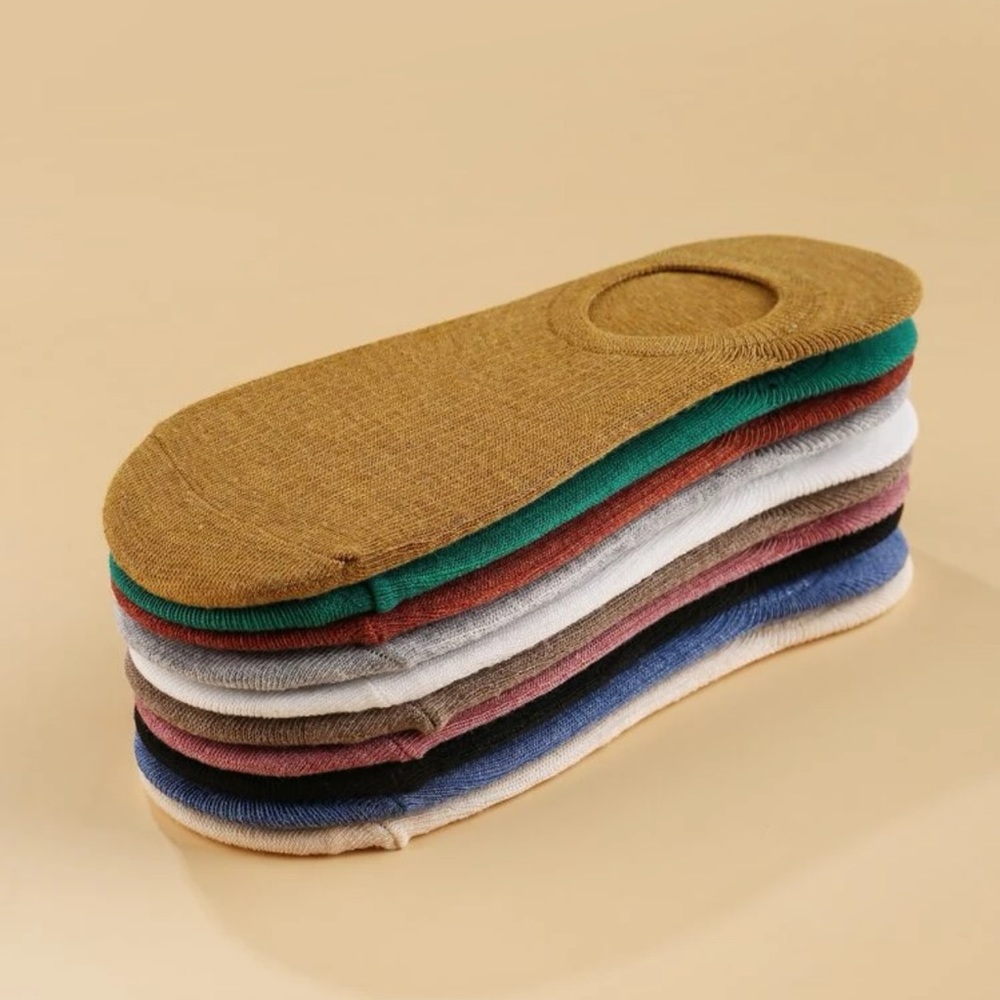 Solid ankle socks 10 pairs